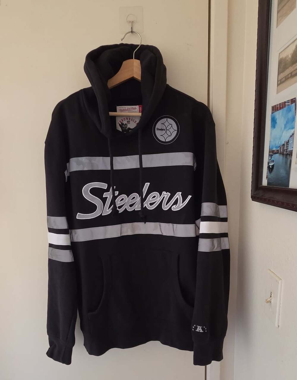 Mitchell & Ness Pittsburgh Steelers Head Coach Hoodie Size X-Large